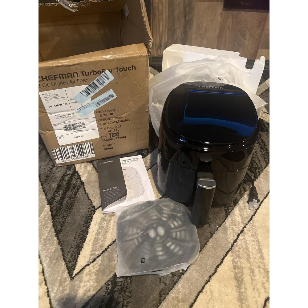 Chefman TurboFry Touch 2 Qt. Digital Air Fryer - Black